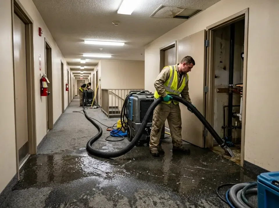 multi-unit-apartment-hallway-f-005 — frequently asked questions, Emergency Burst Pipe Water Extraction & Removal in Fairland…